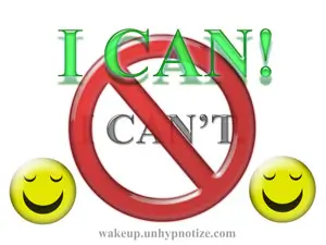 I CAN! To have and keep a positive outlook and a positive attitude, you must have and "I Can" attitude, not an "I Can't" attitude.