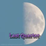 Image of the Last Quarter Moon phase.